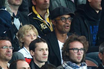 Celebs at UEFA Champions League game