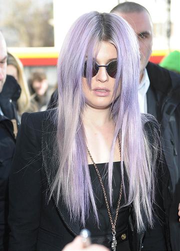 Kelly Osbourne's purple hair
