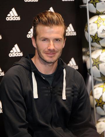 David Beckham at the adidas store Champs-Elysees