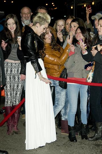 Miley Cyrus celebrates her Cosmopolitan Cover