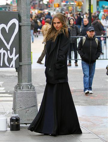 Cara Delevingne in a New York photo shoot
