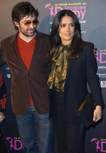 Salma Hayek and Prince of Monaco at 'The enchanted world of Jacques Demy' exhibition opening