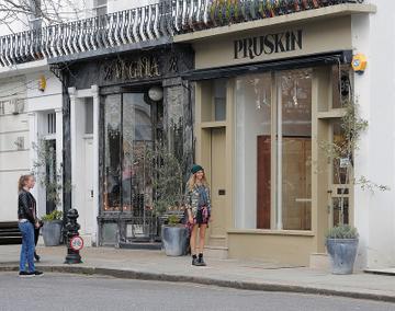 Cara Delevingne filming for Pepe Jeans