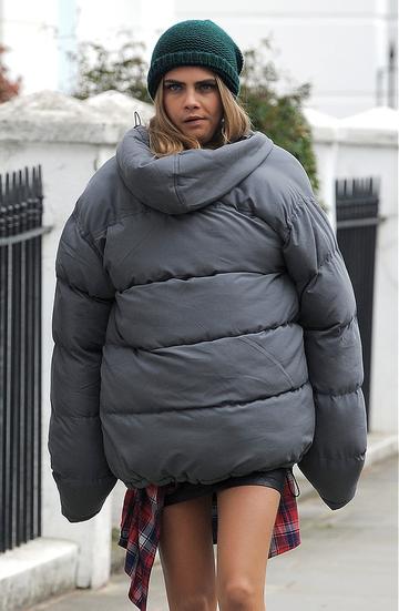 Cara Delevingne filming for Pepe Jeans