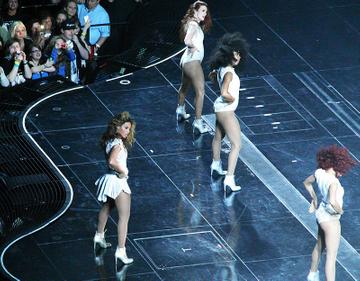 Beyonce's Back: Fierce face at the ready for the Mrs Carter Tour