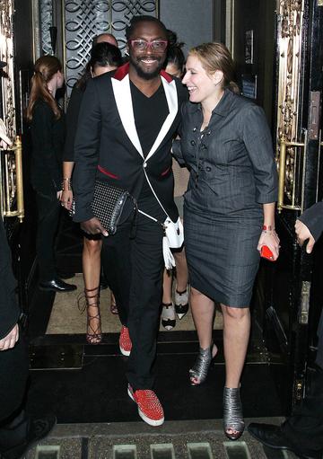 Cheryl Cole and Will.I.Am leaving London restaurant