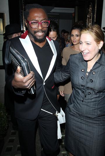 Cheryl Cole and Will.I.Am leaving London restaurant