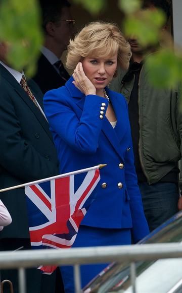 Naomi Watts on the set of 'Diana'