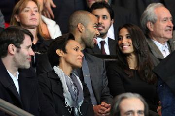 Celebs at UEFA Champions League game