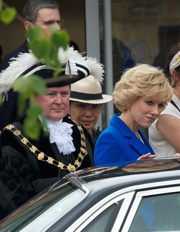 Naomi Watts on the set of 'Diana'