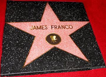 James Franco is honoured on The Hollywood Walk of Fame