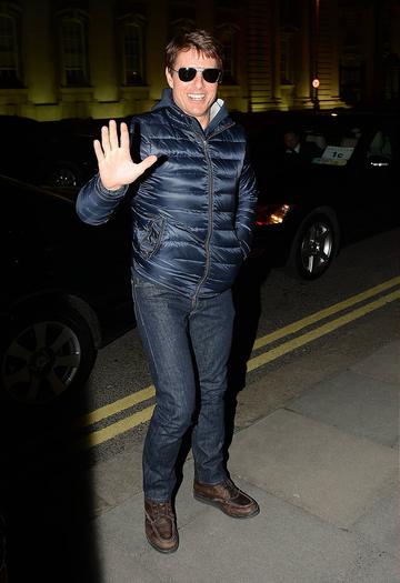 Tom Cruise arrives in Dublin