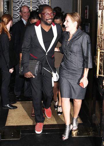 Cheryl Cole and Will.I.Am leaving London restaurant