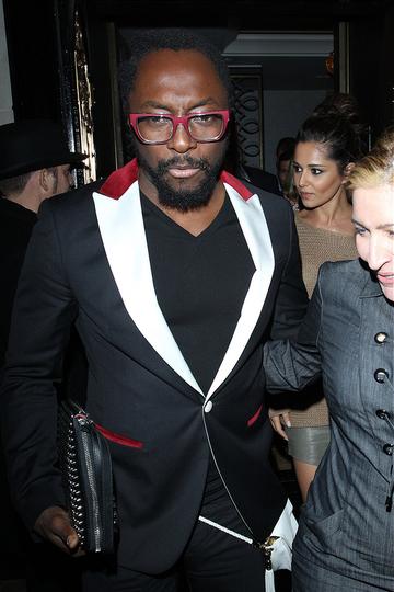 Cheryl Cole and Will.I.Am leaving London restaurant