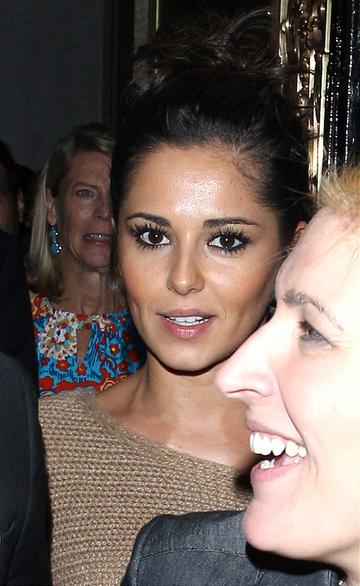 Cheryl Cole and Will.I.Am leaving London restaurant