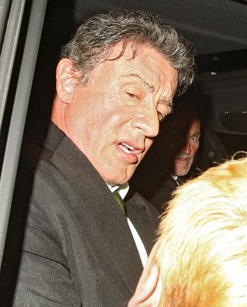Sylvester Stallone gets a bit of a shock