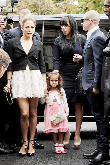 Chanel PFW with Jennifer Lopez and Kayne West