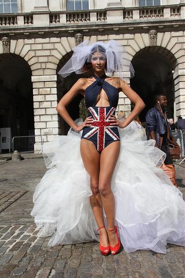 London Fashion Week - Alexa Chung, Olivia Palermo and catwalk shows