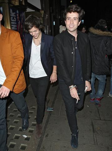 Harry Styles out celebrating his 19th Birthday