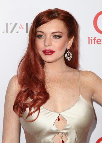 Premiere of 'Liz and Dick' with Linsey Lohan