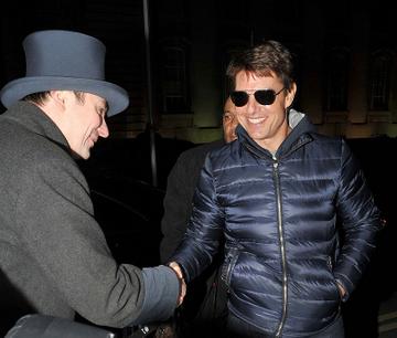 Tom Cruise arrives in Dublin