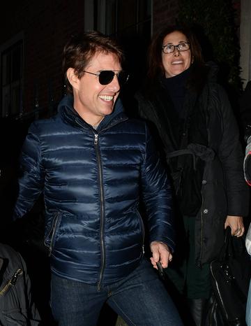 Tom Cruise arrives in Dublin