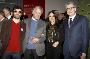 Salma Hayek and Prince of Monaco at 'The enchanted world of Jacques Demy' exhibition opening