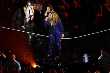 Beyonce's Back: Fierce face at the ready for the Mrs Carter Tour
