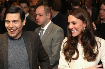 Kate Middleton visits the set of Downton Abbey at Ealing Studios