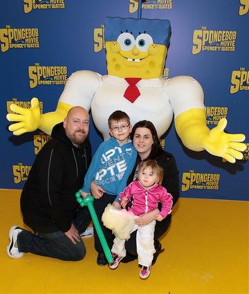 Irish Premiere of The SpongeBob Movie: Sponge Out Of Water at Odeon Point Village