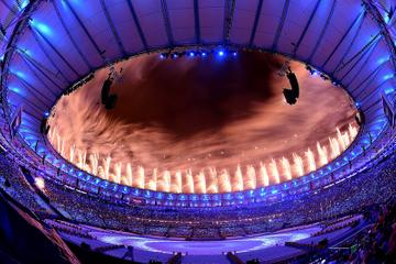 Olympics 2016 Closing Ceremony in Rio de Janeiro, Brazil