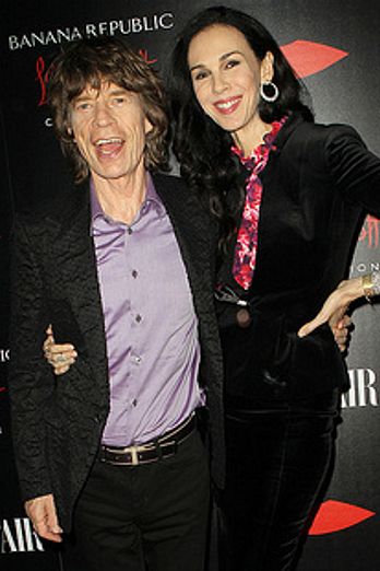 Mick Jagger at the launch of Banana Republic/L'Wren Scott Collection with Kesha, Jessica Paré & more