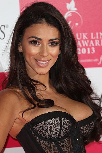 Georgia Salpa at the UK Lingerie Awards with TOWIE stars & friends
