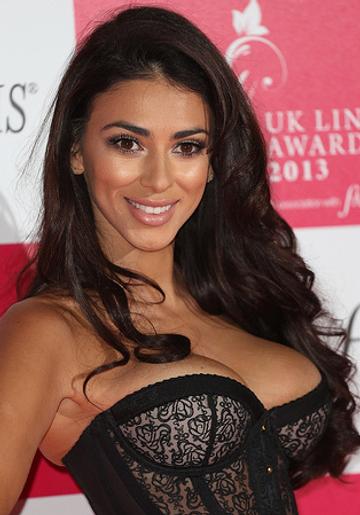 Georgia Salpa at the UK Lingerie Awards with TOWIE stars &amp; friends