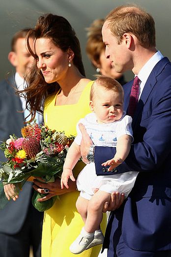 William, Kate and Prince George leave New Zealand and arrive in Australia