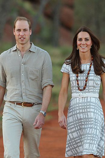Prince William and Kate visit Ayers Rock, Australia