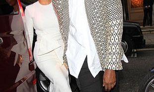 Kim Kardashian and Kanye West in London