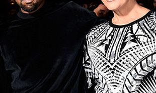 Kim K Goes Blonde at Paris Fashion Week