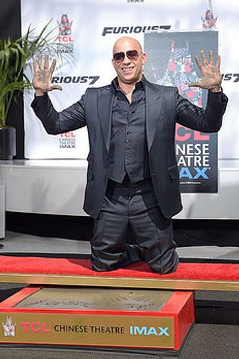 Vin Diesel's hand and footprint ceremony in Hollywood