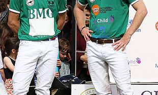 Prince Harry plays at the Maserati Jerudong Park Trophy