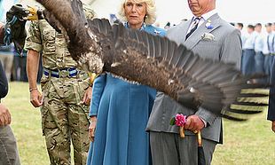 Prince Charles and Camilla at Sandringham Flower Show