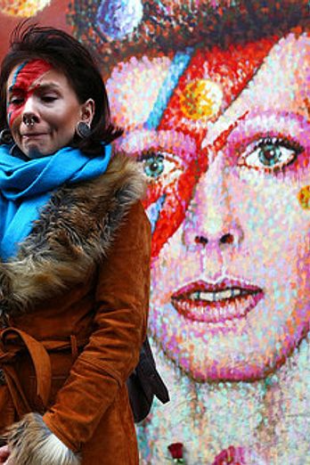 Londoners Pay Tribute to David Bowie
