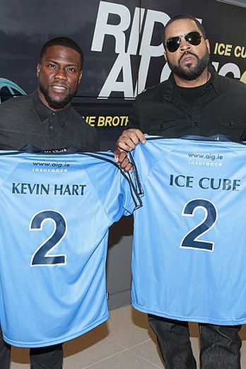 Kevin Hart and Ice Cube in Dublin