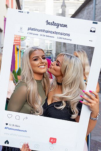 Platinum Hair Extensions launch in Galway