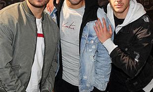 Celebrity Big Brother Winner Ryan Thomas with brothers Adam and Scott at The Couture Club Dundrum