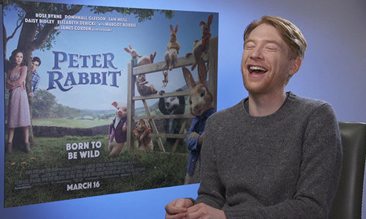 Domhnall Gleeson tells us the actors he loves working with | Peter Rabbit