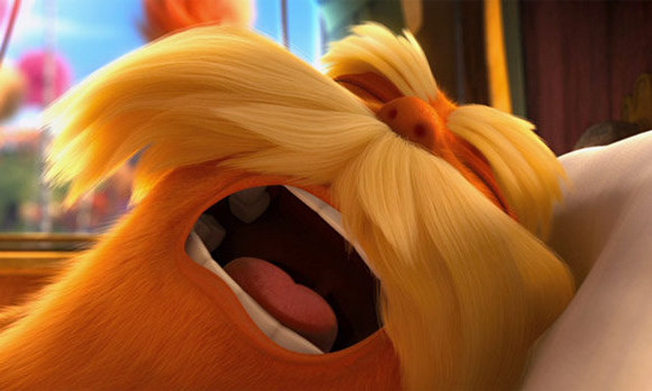 Dr. Seuss' The Lorax Clip: The Lorax and the Animals Surprise the Once ...