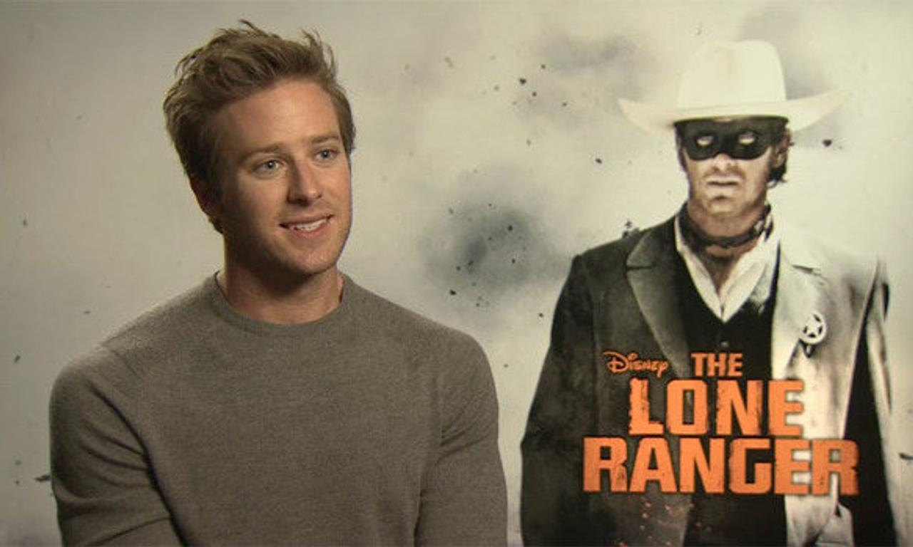 The Lone Ranger Video interview with Armie Hammer