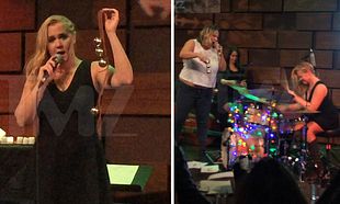 Watch: Turns out Amy Schumer is crap at something, and that thing is playing the drums Watch: Turns out Amy Schumer is crap at something, and that thing is playing the drums