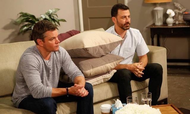 Watch: Matt Damon and Jimmy Kimmel are back in some much-needed couple's counselling